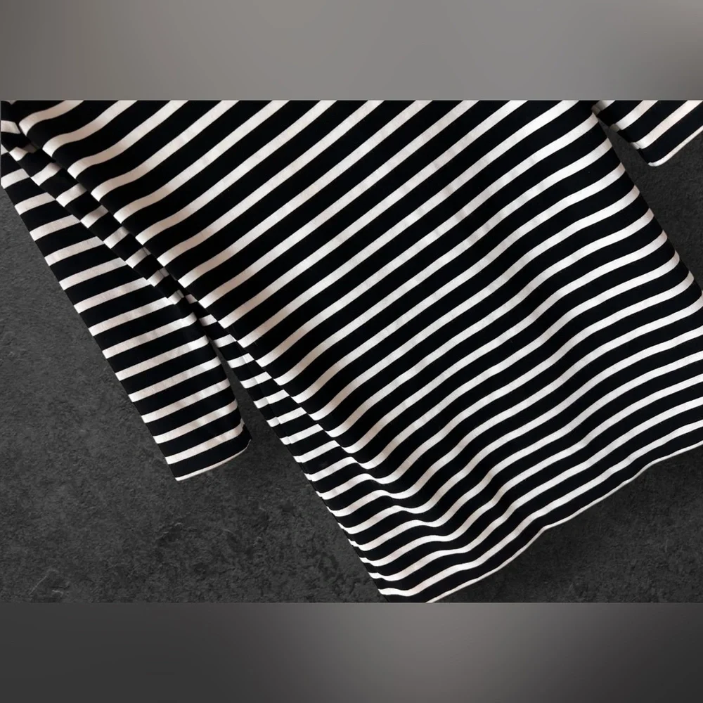 Kate Spade Broome Street Stripe Everyday Shift Dress Black Size XS